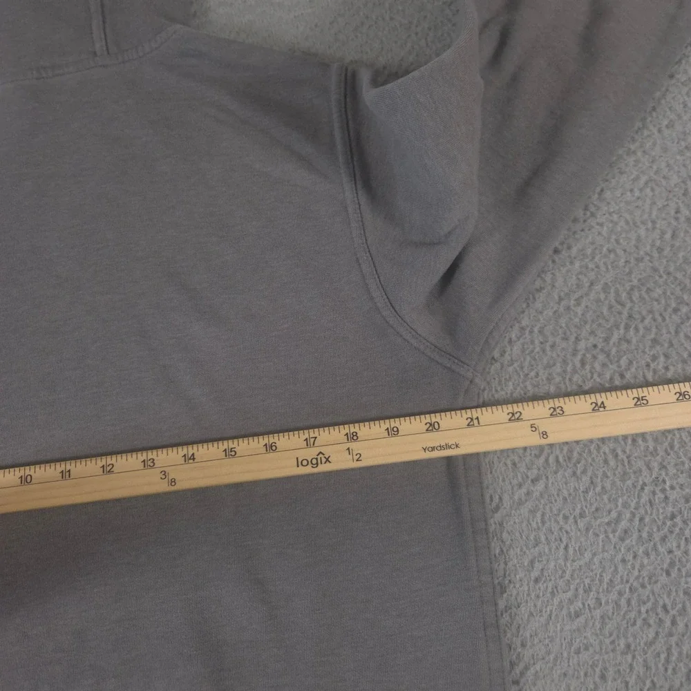 The North Face Hoodie Mens Medium Gray Half Dome Pullover Graphic Logo Cotton